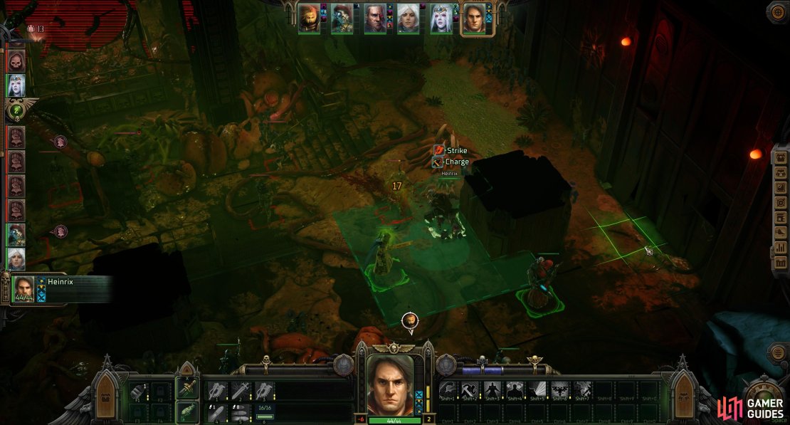 In the Occluding Sphere&rsquo;s chamber you&rsquo;re better off forming a defensive line, luring Poxwalkers and Plaguebearers to your melee combatants.
