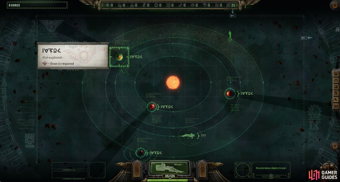 At the system scale, you&rsquo;ll just click on points of interest to navigate to them - usually other ships, stations, planets or debris.