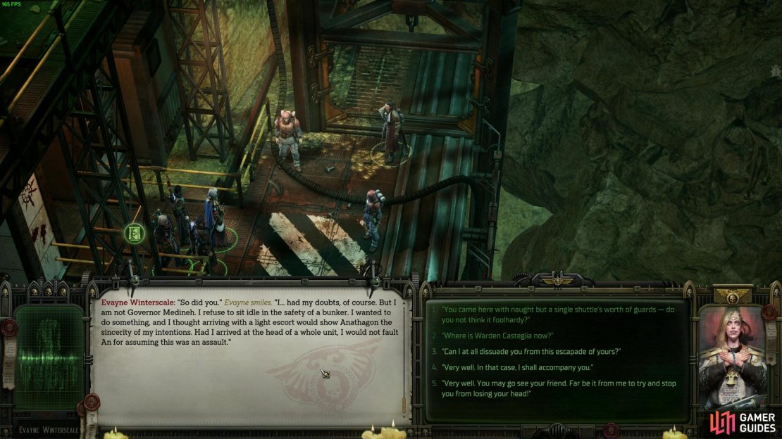 Evayne&rsquo;s choices in the Chosen one quest allow you to gain a powerful ally, along with some more clues to a replacement Navigator.