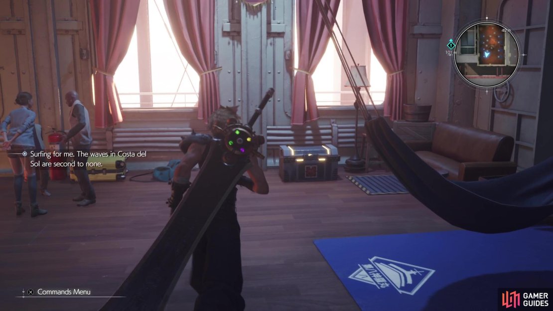 There are two chests in the 2nd Class Cabins.