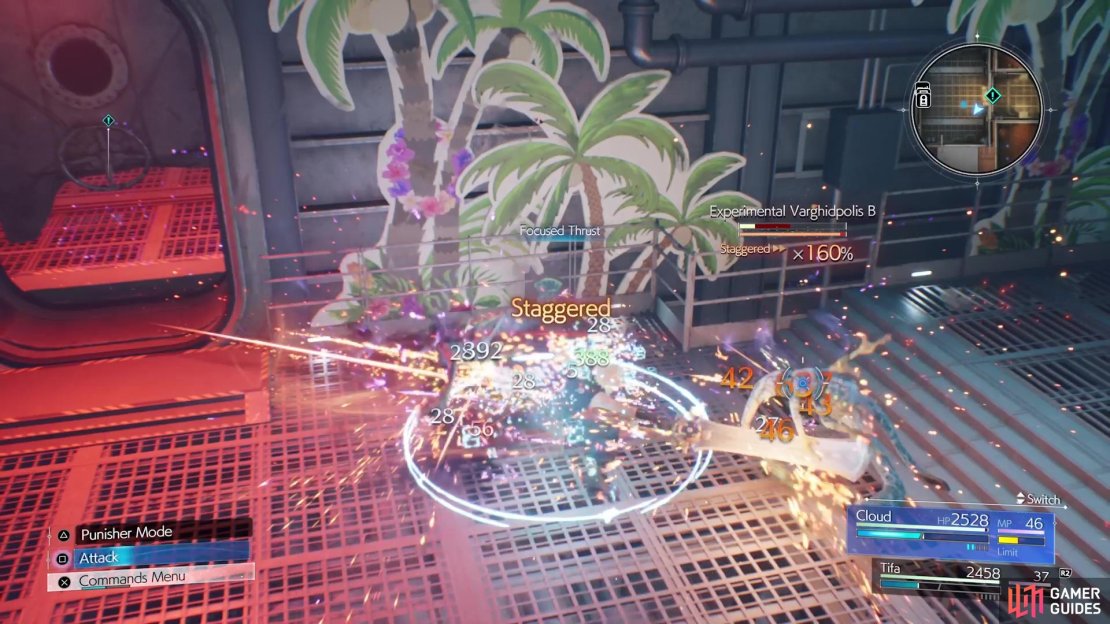 Try to quickly stagger the Varghidpolis enemies before the countdown ends.
