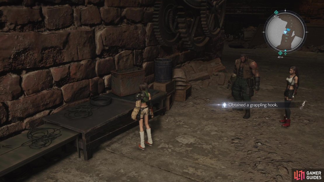 The grappling hook will be an important item for the rest of this dungeon.