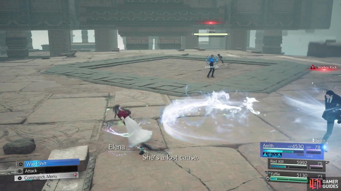 Vortex Kick has a short range for its projectile.