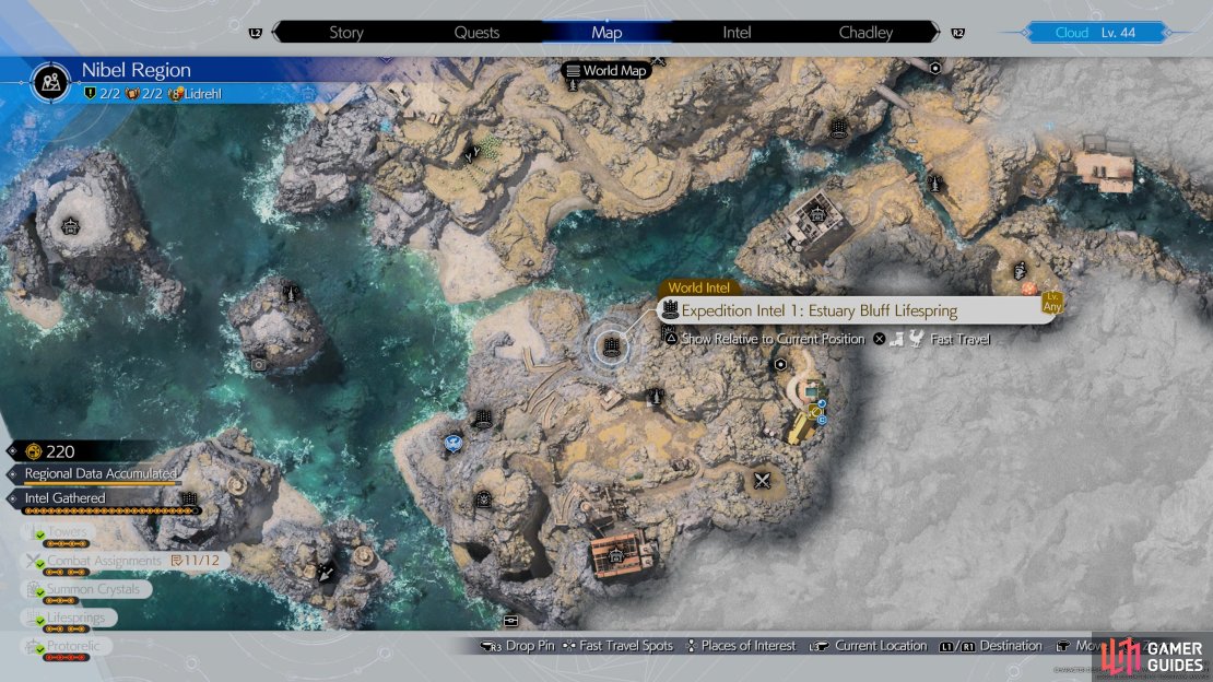Head to this location on the map
