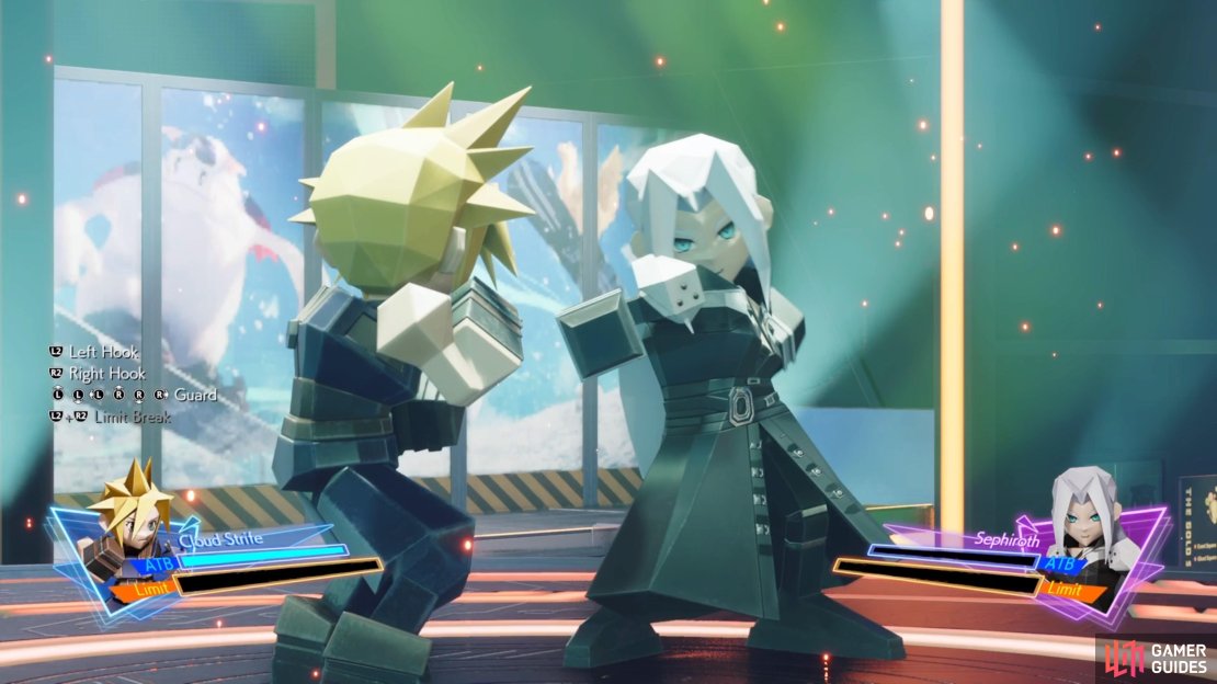 The same animations will be used when he uses his left punches.