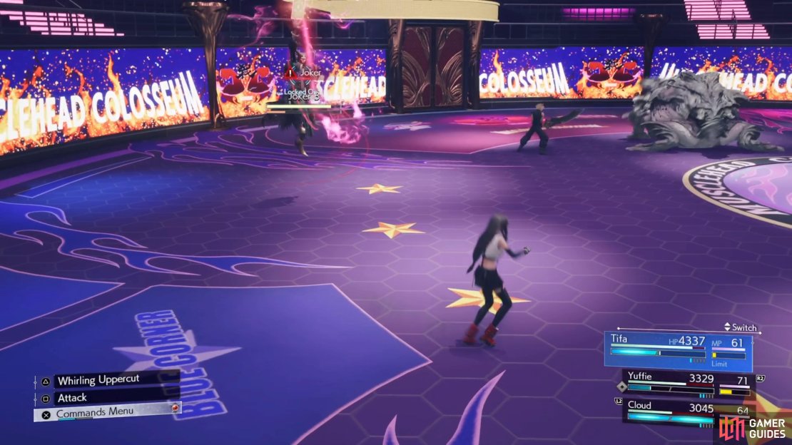 The Joker attack is brutal, as it leaves a character with just 1 HP.