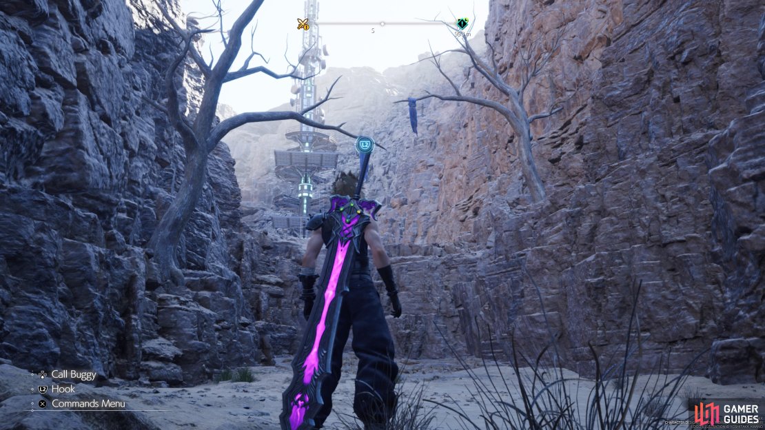 You&rsquo;ll have to use your grappling hook to get to the area with the tower.