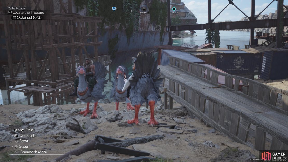 The Cargo Shipwreck is a great location to start for this second intel.
