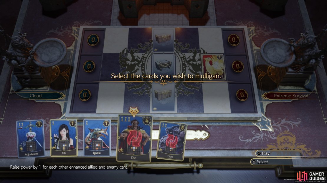 Try to avoid using your best cards right away.