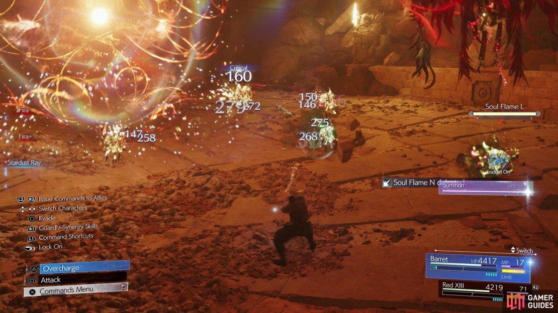 Stardust Ray is a powerful AoE that can eradicate numerous Soul Flames at once.