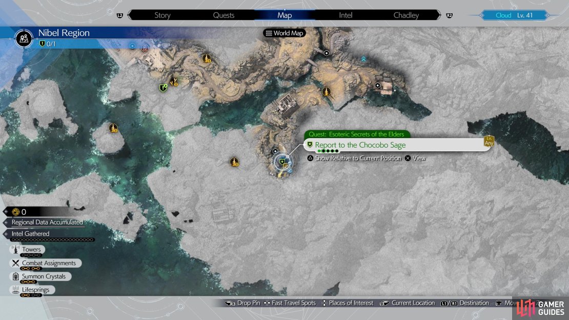 You can locate the Chocobo Intel event by heading to the Chocobo Sage’s Manor,