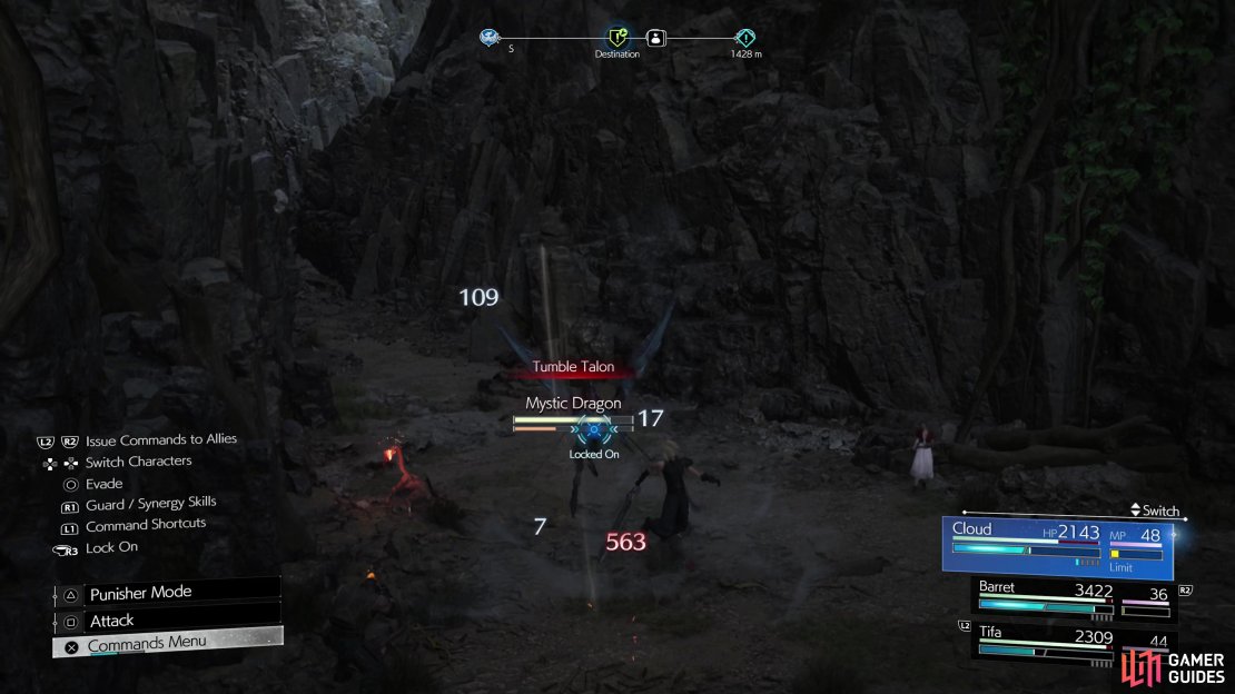 While fighting the Mystic Dragon, be wary of its Tumble Talon,