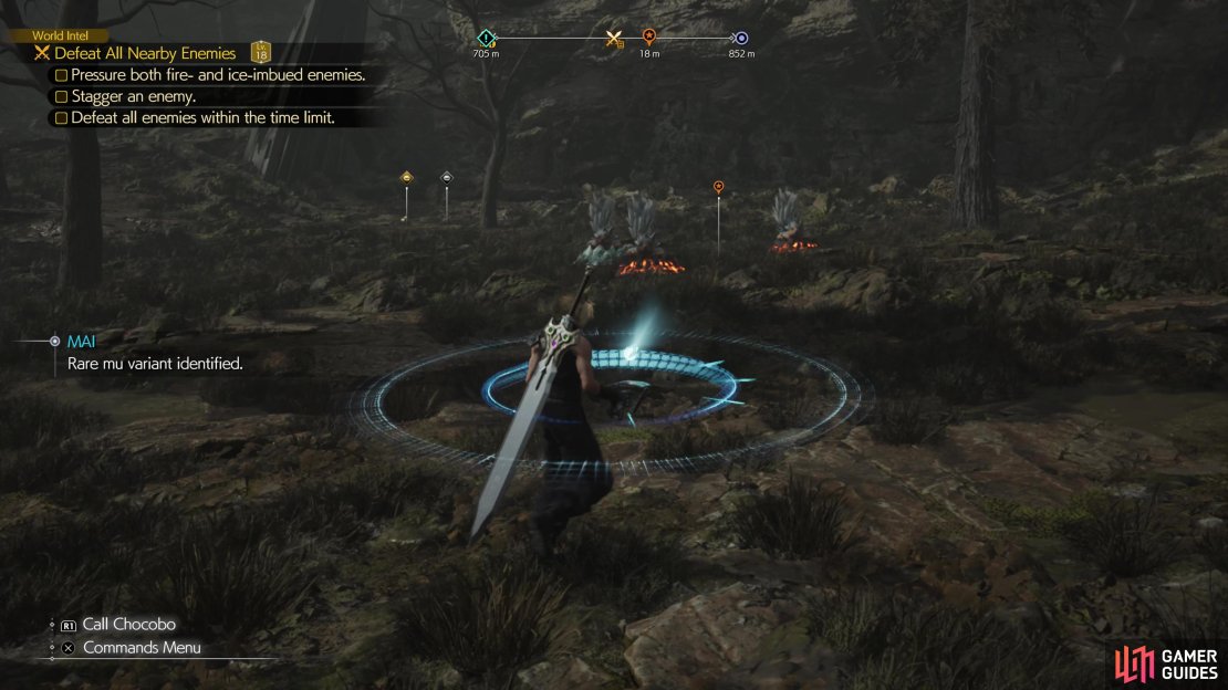 Fiend Intel will lead you to rare variants of local enemies.