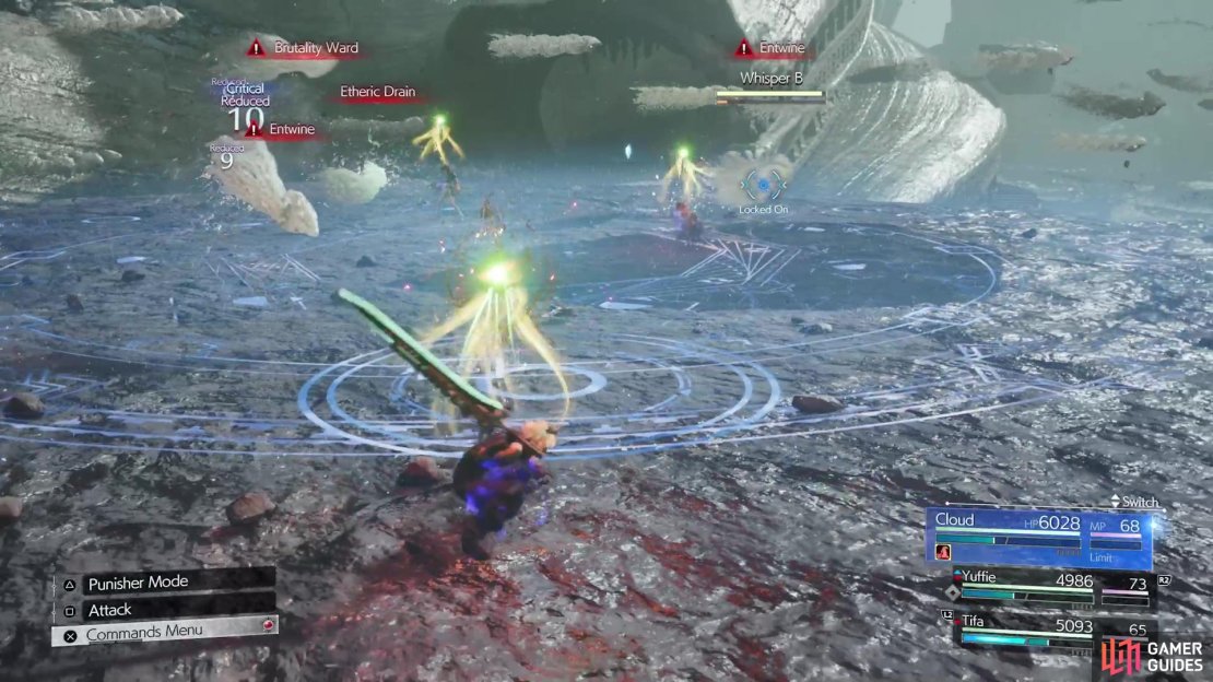 The wards cast by the Whispers will both buff and debuff your party.