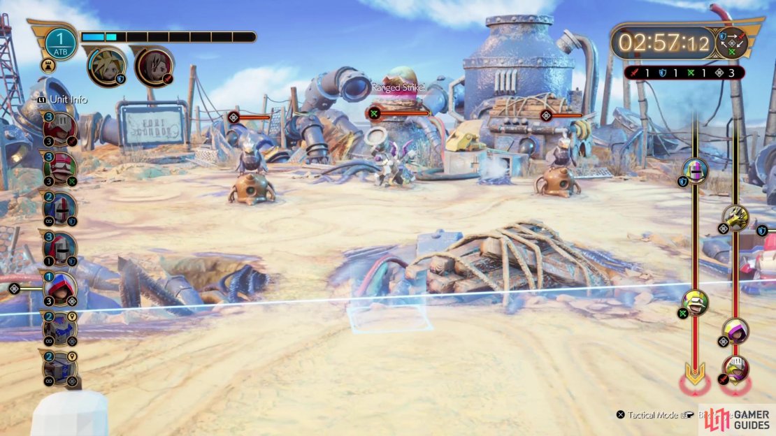 The boss will switch between various types throughout the battle.