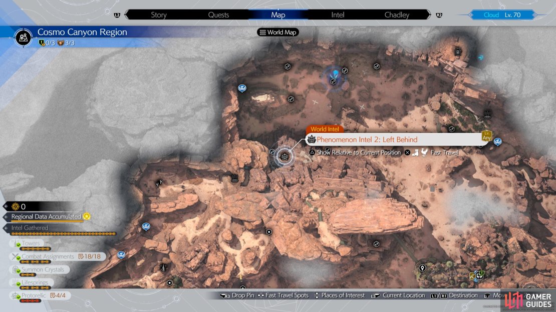 The location of the second Gears and Gambits stage.