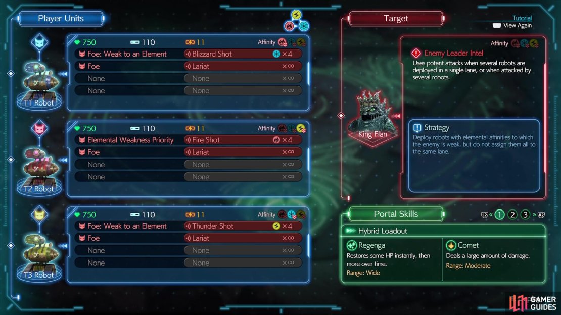 You will be able to assign your Gambits and Actions prior to starting a stage.