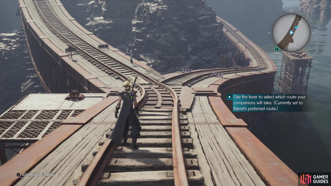 You&rsquo;ll be able to set the course at the large split.