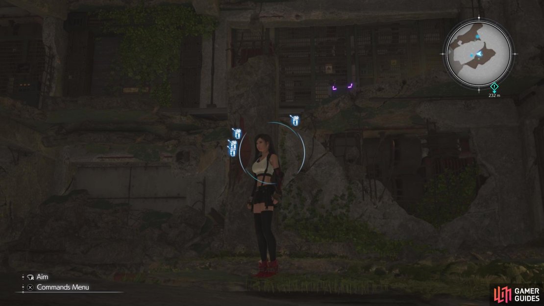 You can see a purple chest sitting on a ledge not far into the reactor.