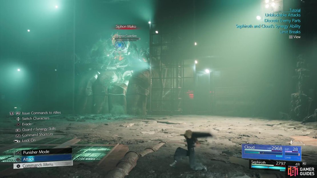 The final phase will have the Guardian start absorbing some mako.