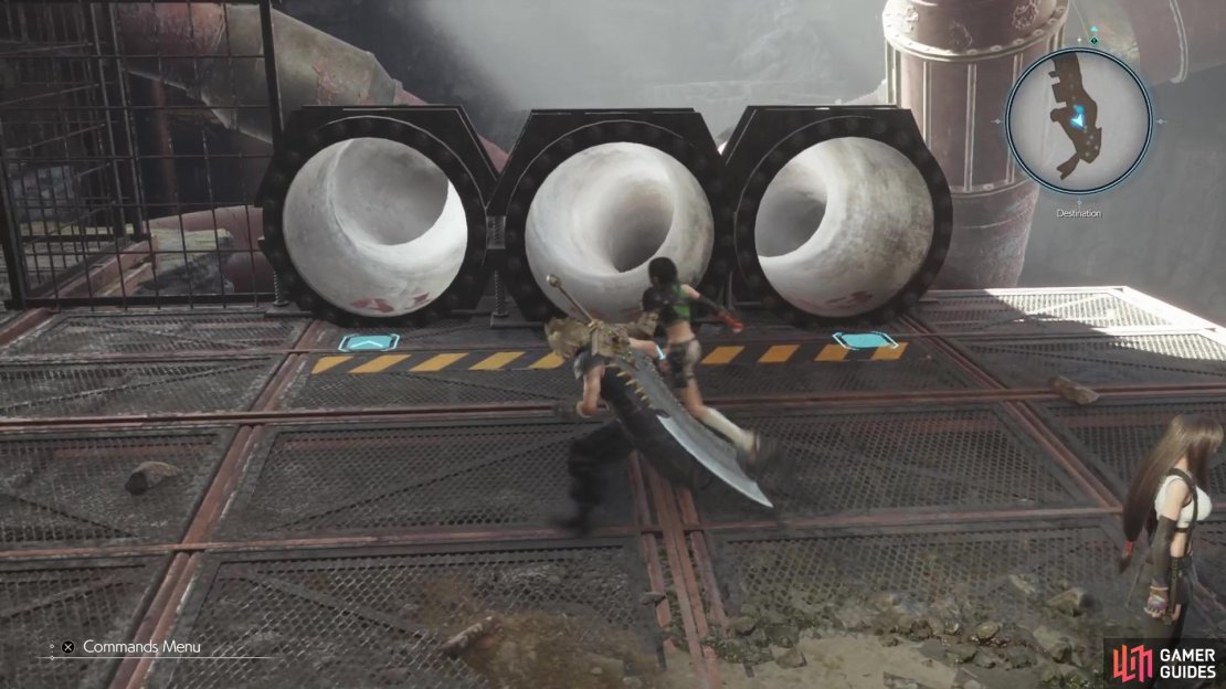 The pipes will lead to various segments of this area.