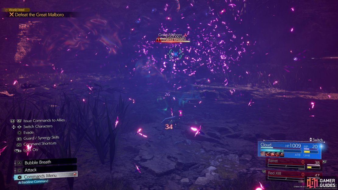 Putrid Breath will turn you into the frog along with other debuffs.