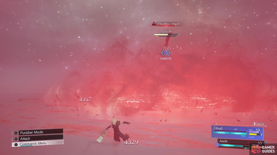 Heartless Angel is back in this final battle and it still reduces both characters&rsquo; HP to 1.