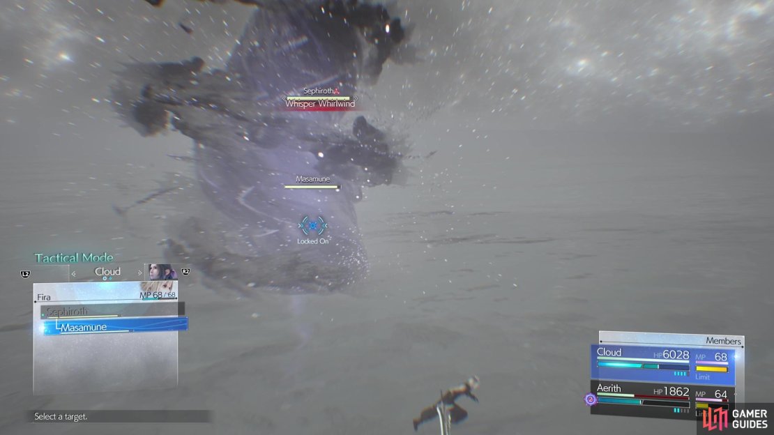 You&rsquo;ll be able to target different parts during Whisper Cannon/Whirlwind.
