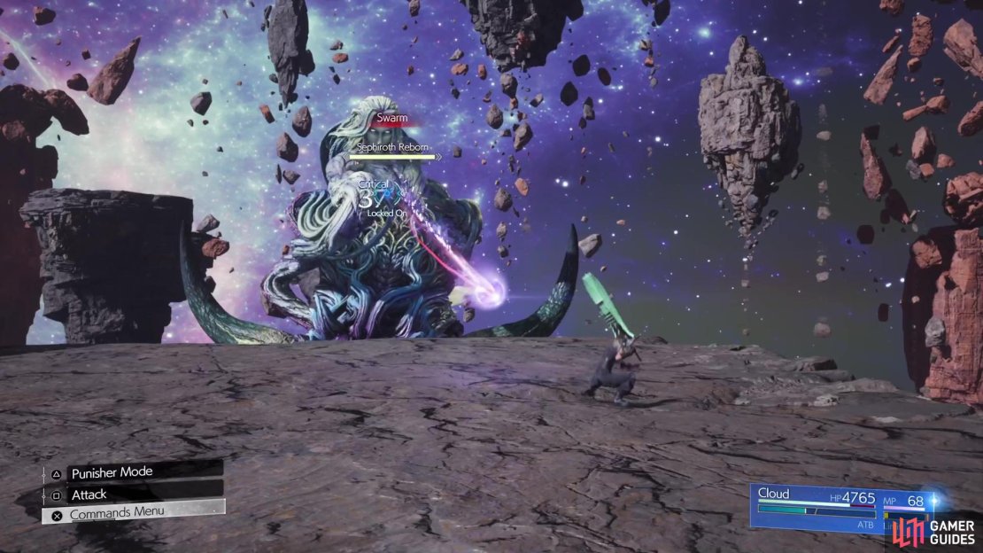 Swarm is just three fireballs that are shot at you.