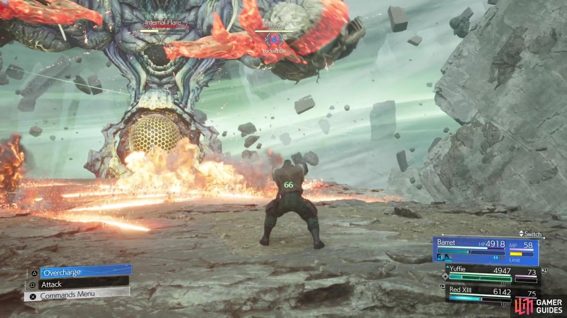 Each element in the fourth phase will have its own attack, like fire having Infernal Flare.
