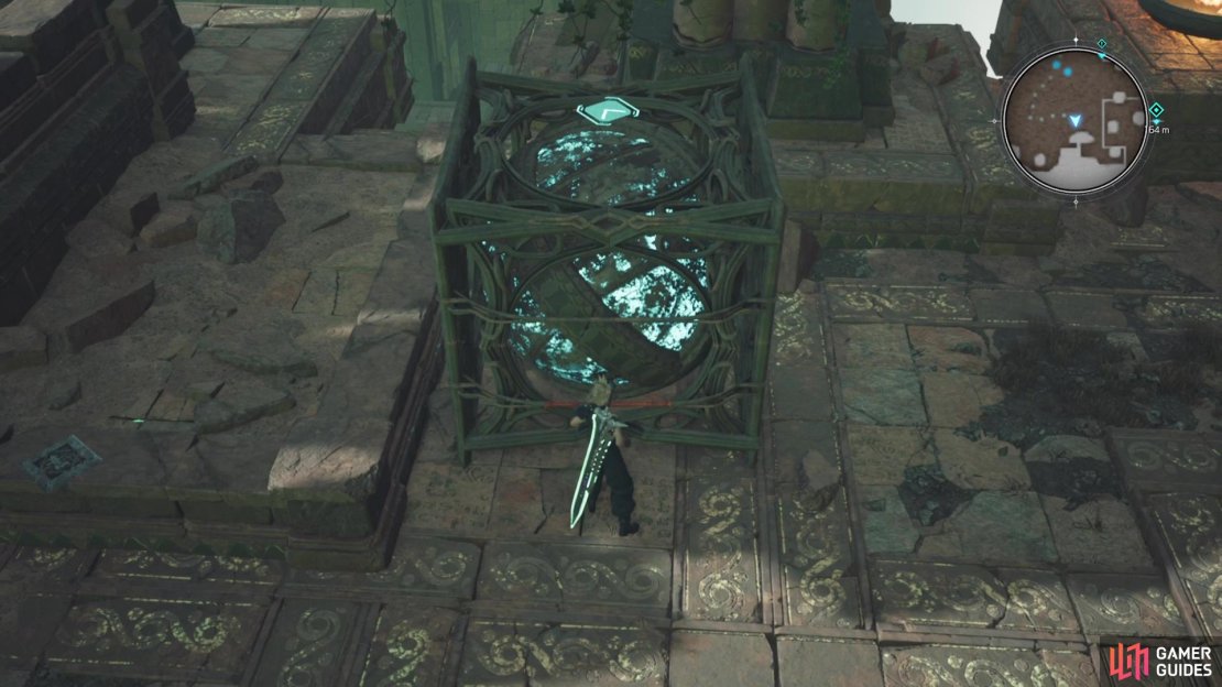 Move this box to the corner until you see the icon to jump on it appear.