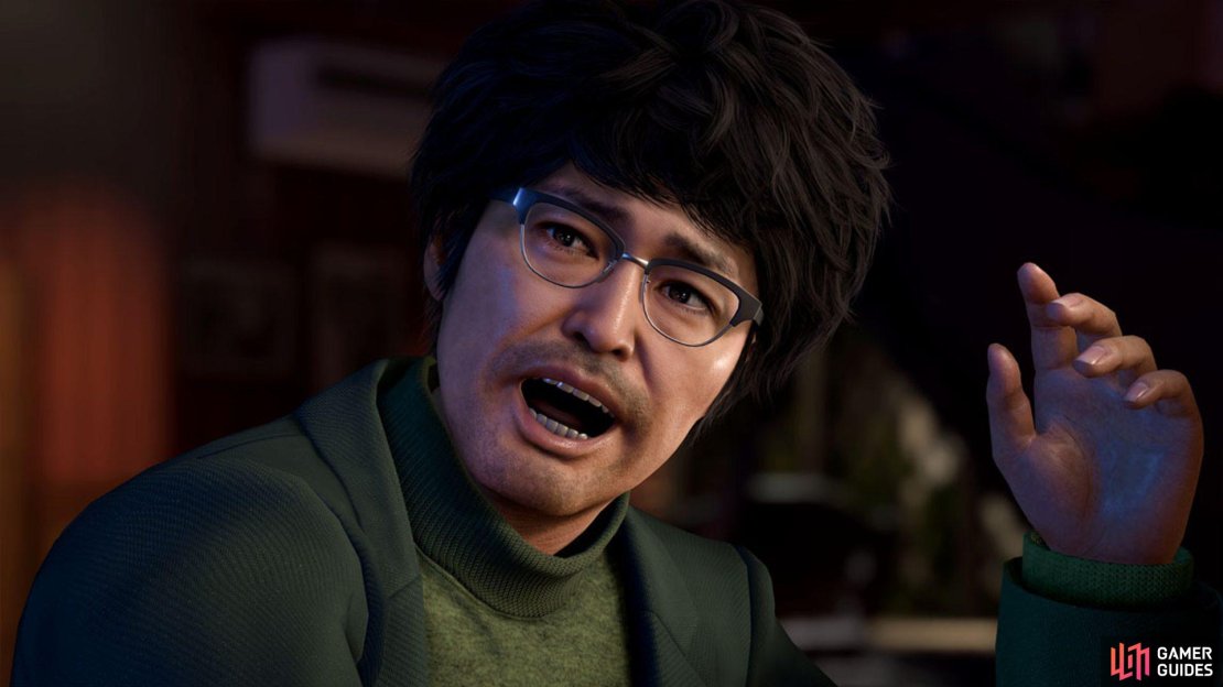 Nanba is a welcome face to see for Ichiban after spending some time in Hawaii.