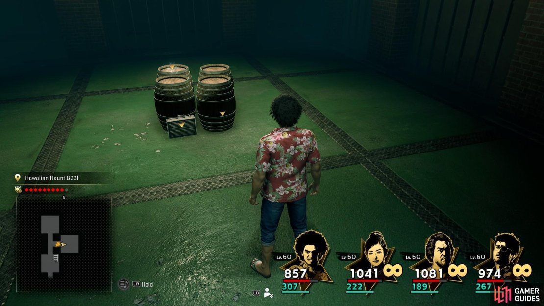 Not all rooms are infested with enemies - some just have treasure - usually a few shinies and the odd suitcase.