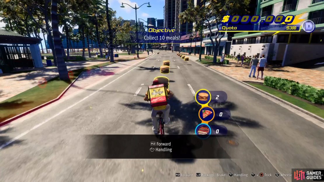 You&rsquo;ll have to ride around to pick up the food for delivery.