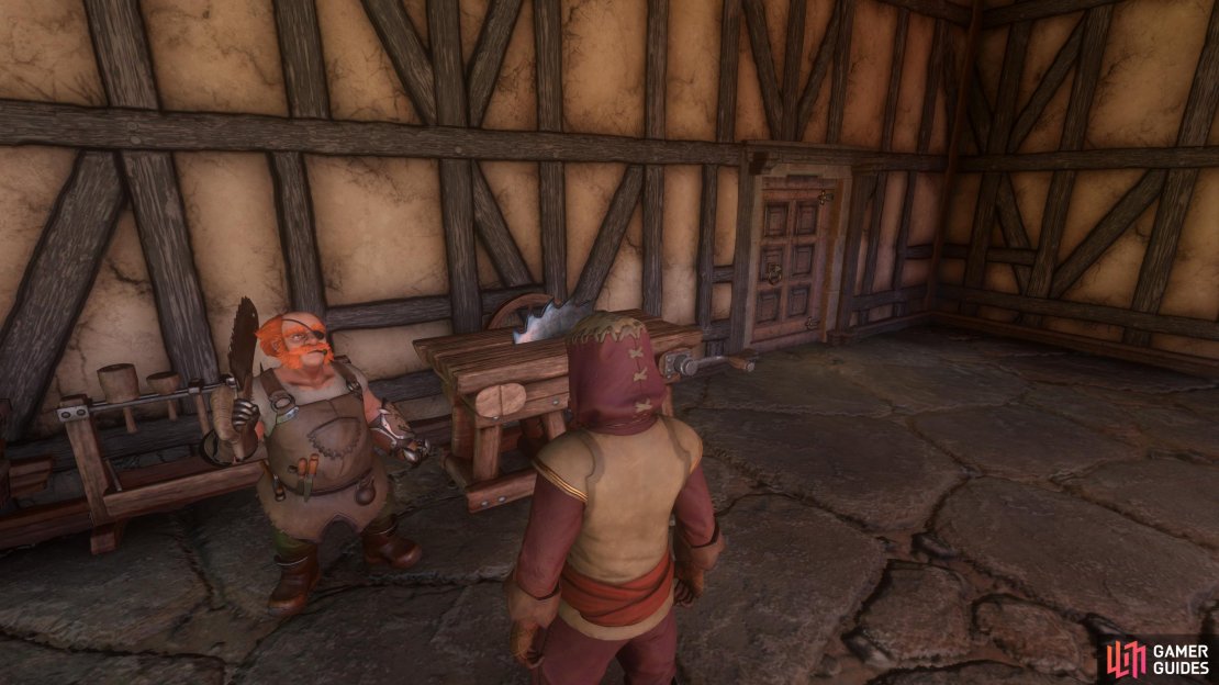 You can find the Carpenter, Cade, by completing the Alchemist quest &ldquo;Carpentry Assistance&rdquo;.