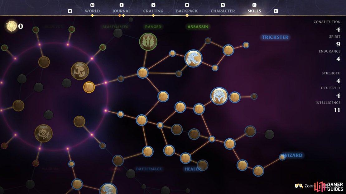 Once Battle Mage is complete, you need to get skills in the Wizard tree that affect your damage multipliers further, alongside granting important buffs to crits.