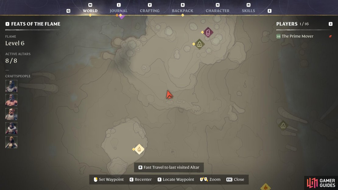 Players can find Lazpis Lazuli locations all across this sand dune and cliffside area, directly west of the Ancient Tower.