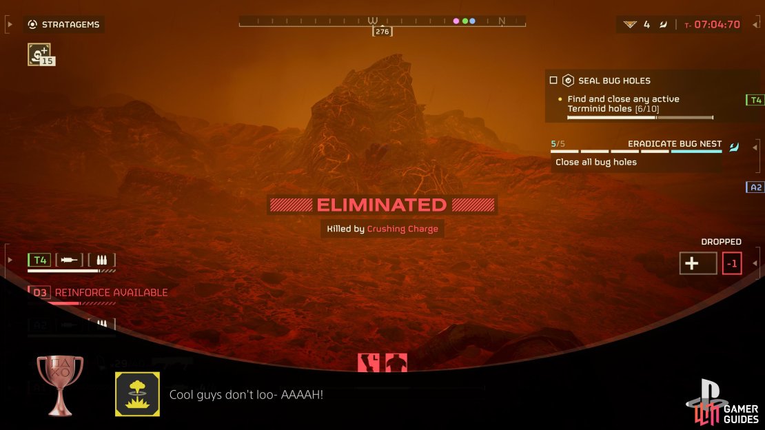 The Cool Guys Don&rsquo;t Loo-AAAH! Achievement requires you to fly 25 meters from the shockwave of an explosion