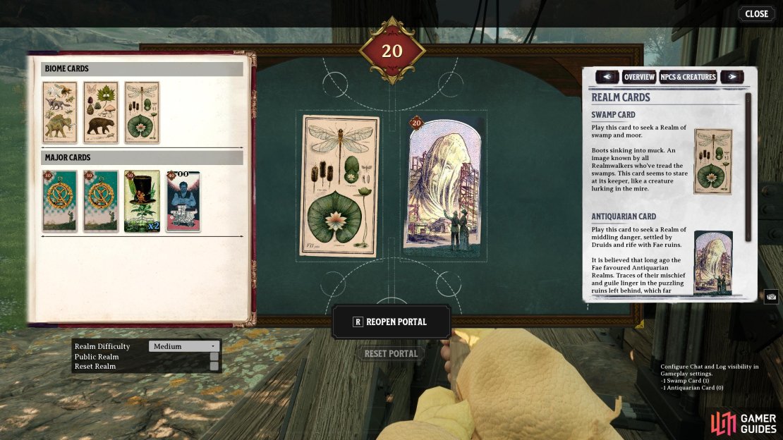 Head over to the Swamp Antiquarian Realm.