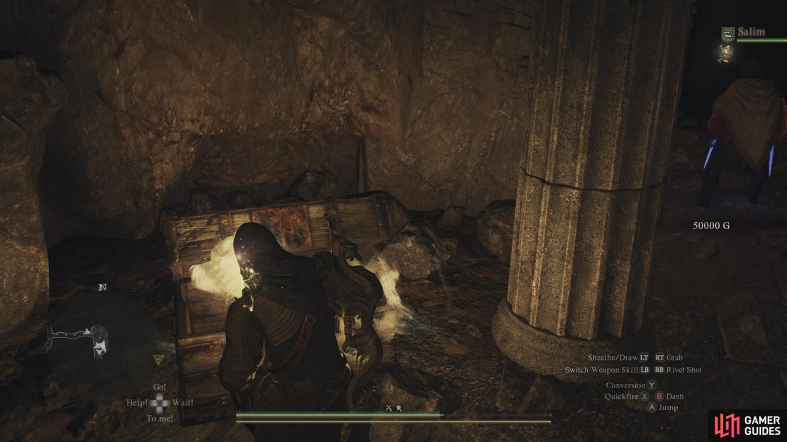 This chest is 50,000 G on new game plus while only being 5,000 G on a normal playthrough.