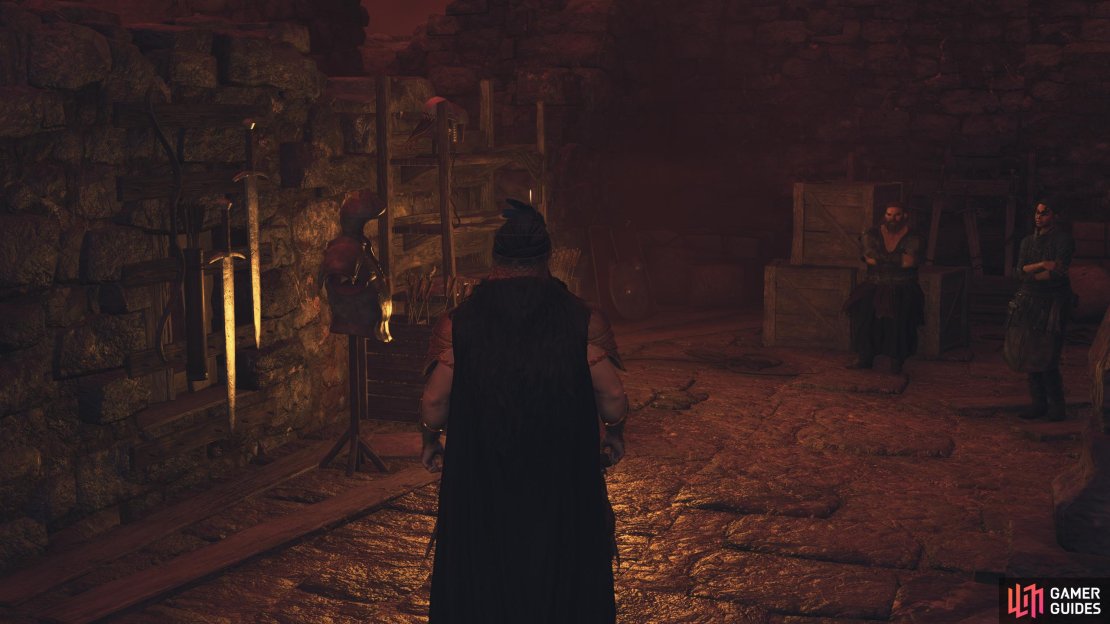 Sara in Brokkr&rsquo;s Smithy will enhance your equipment in the Dwarven Smithing Style.