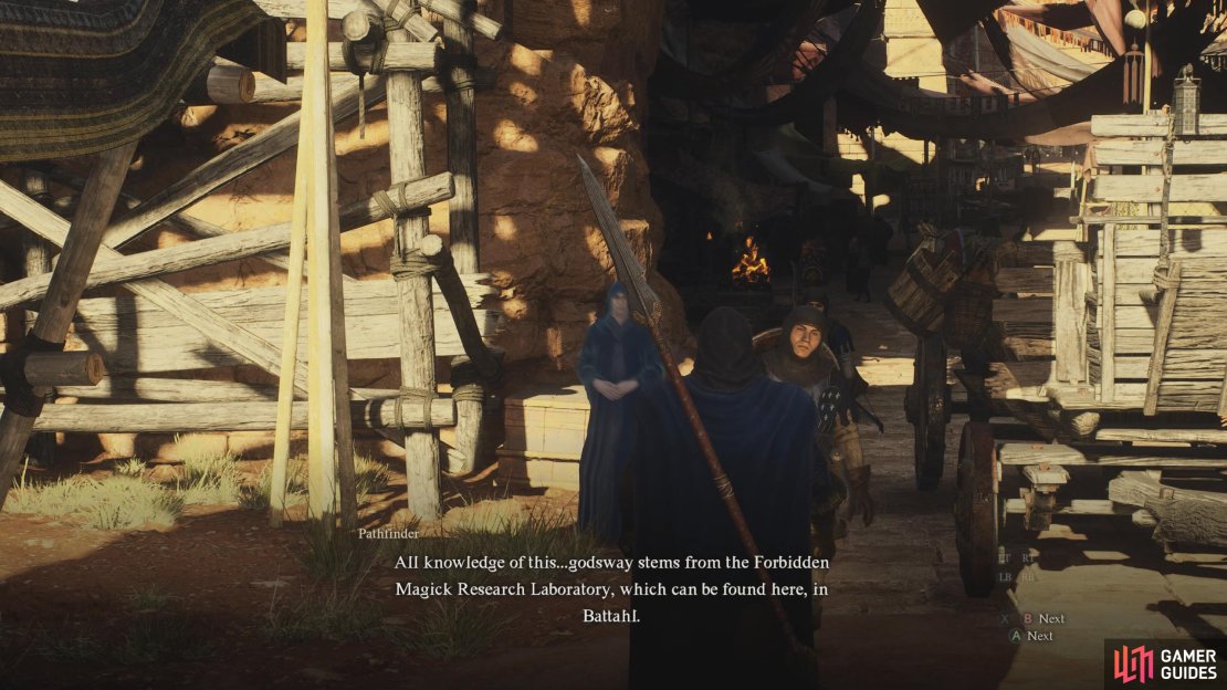 You&rsquo;ll get the first main quest in Battahl as you reach the gates to the city gates in Bakbattahl.