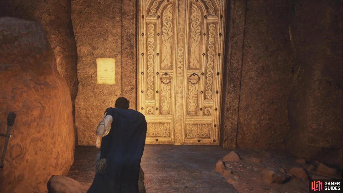 Enter the main city in Battahl and look for the white doors near the Flamebearer Palace to enter the Secret Laboratory where you&rsquo;ll find the next part of the Letter.