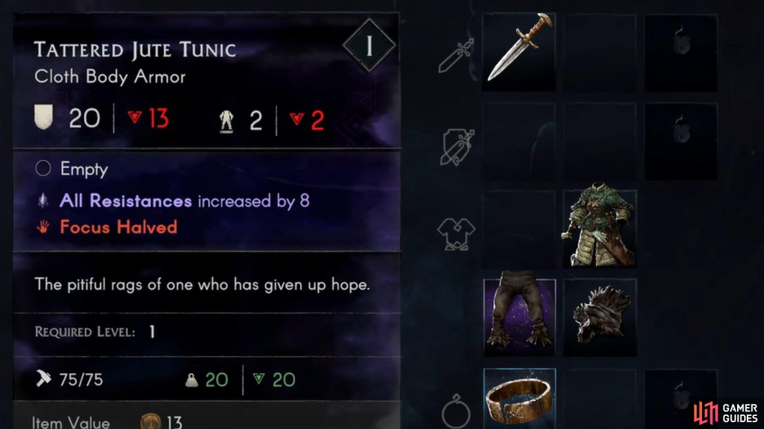 Despite being able to equip a lot of items, you will have to worry about your equipment’s weight, so you will need to balance armor and weapons.