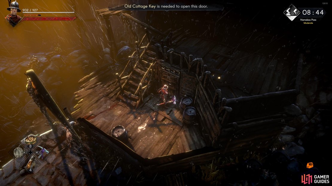 This is what the Old Cottage looks like in the game.