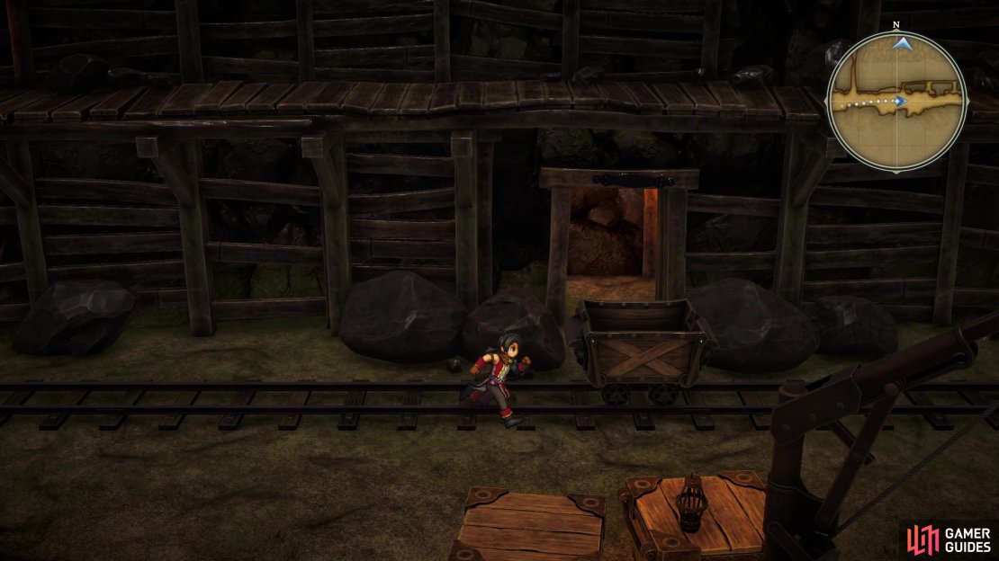 Head through this doorway