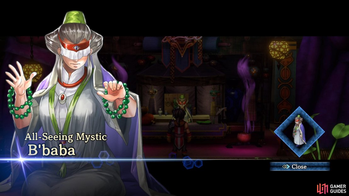 B&rsquo;baba is someone you can recruit while trying to go for Faye.