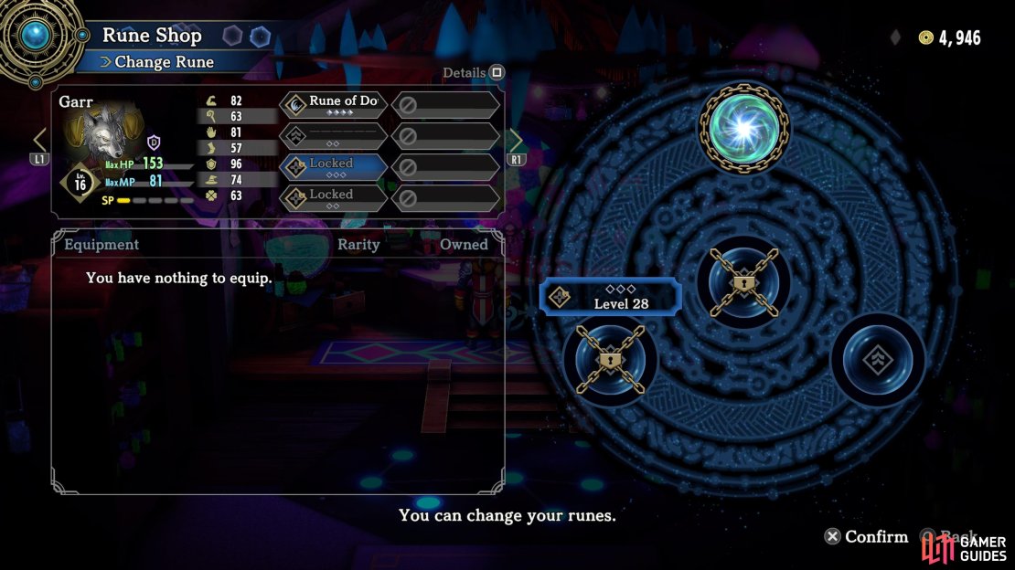 You&rsquo;ll unlock more Rune slots for your characters as you level them up.