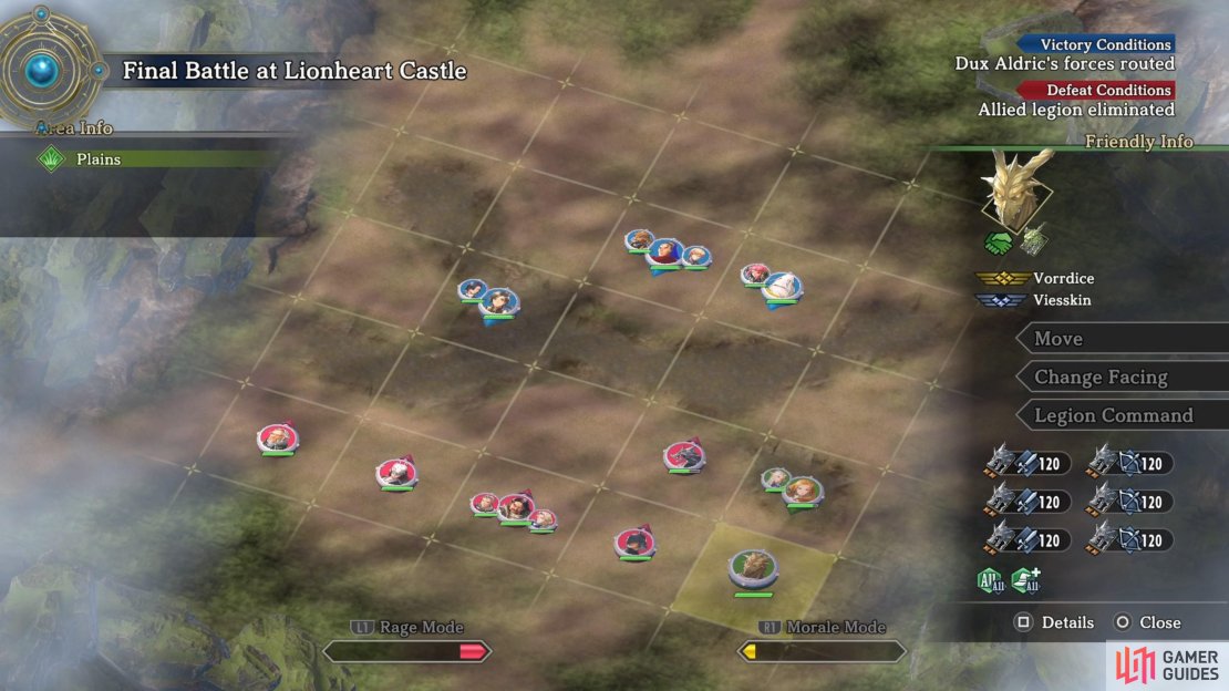 You won&rsquo;t be able to control any of the units that join your side.