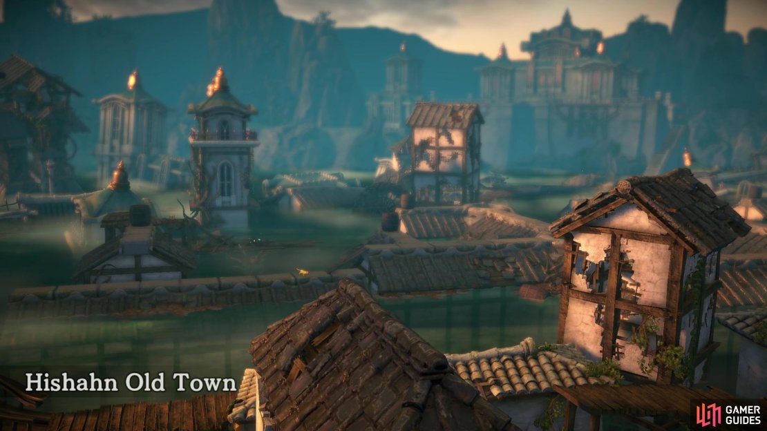 You&rsquo;ll need to get through the Hishahn Old Town dungeon in order to investigate Harlan.